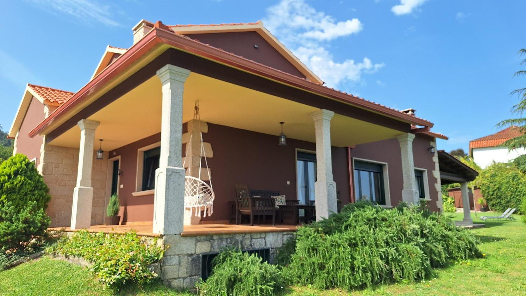Chalet Rural 400 M Playa Piscina Barbacoa Chimenea Буеу Екстериор снимка