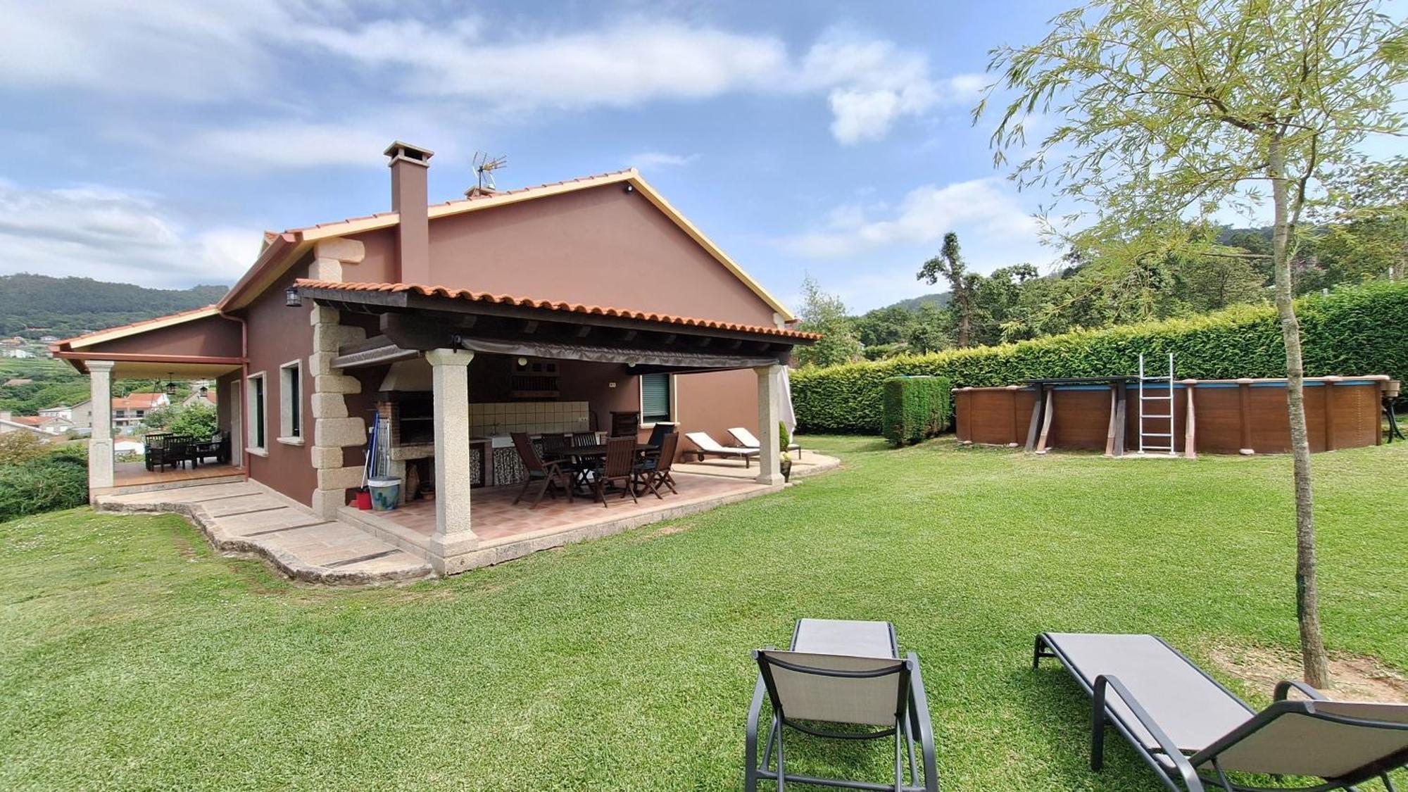 Chalet Rural 400 M Playa Piscina Barbacoa Chimenea Буеу Екстериор снимка