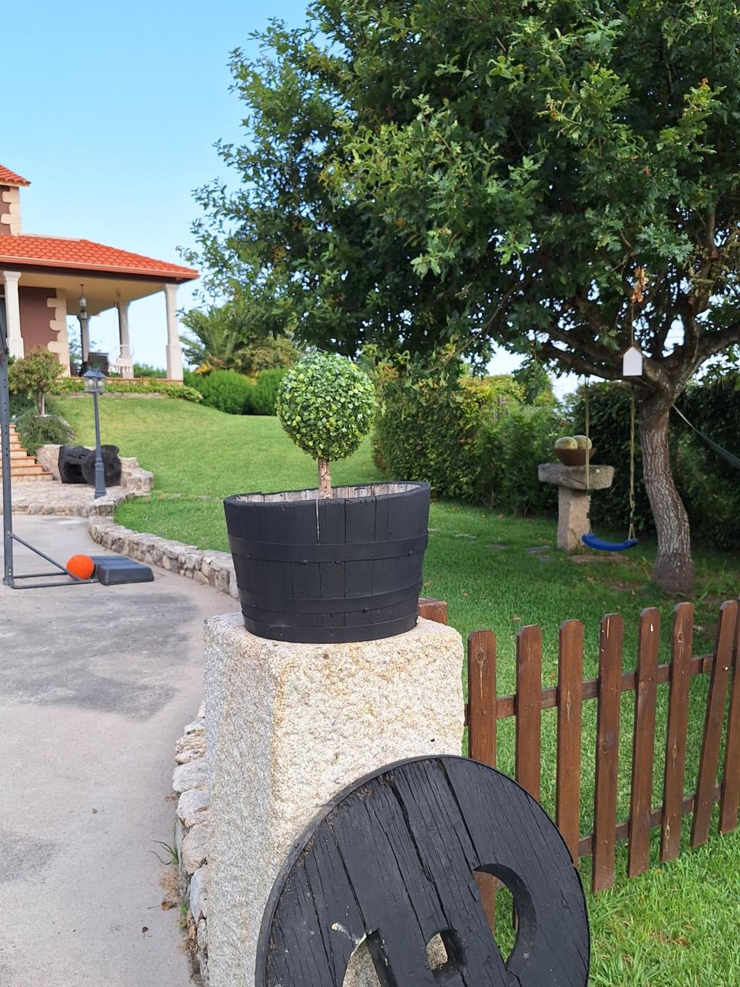 Chalet Rural 400 M Playa Piscina Barbacoa Chimenea Буеу Екстериор снимка